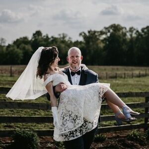 David's Bridal Short Wedding Dress